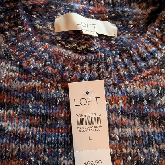 LOFT Multicolor Women's Sweater - Picture 2 of 2